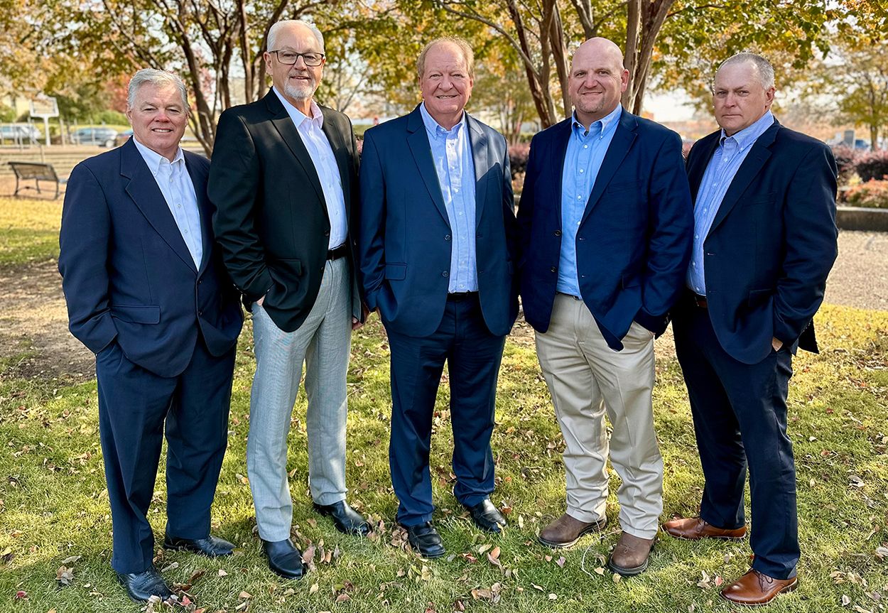 The Morgan County Commission. (L to R) Jeff Clark, Randy Vest, Ray Long, Matthew Frost, Greg Abercrombie